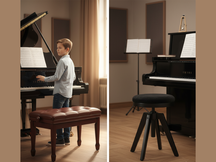 Piano Bench vs Piano Stool: Which One is Better for Practice?